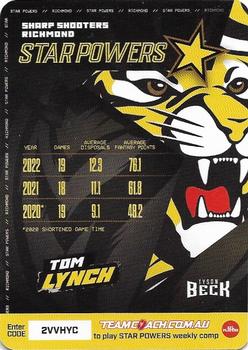 2023 AFL TeamCoach - Star Powers - Silver #SP-68 Tom Lynch Back